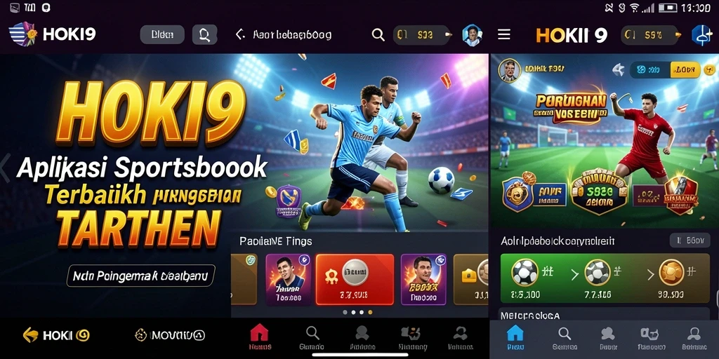Tampilan menarik dari gameplay Sportsbook HOKI9 yang interaktif.