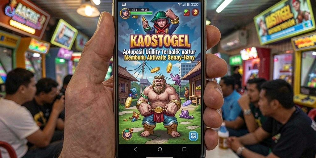 Tampilan antarmuka utama KAOSTOGEL yang user-friendly.
