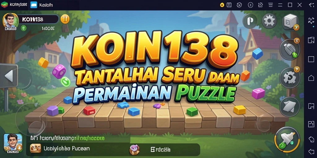 Tampilan screenshot KOIN138 menampilkan gameplay Puzzle yang mengasyikkan.