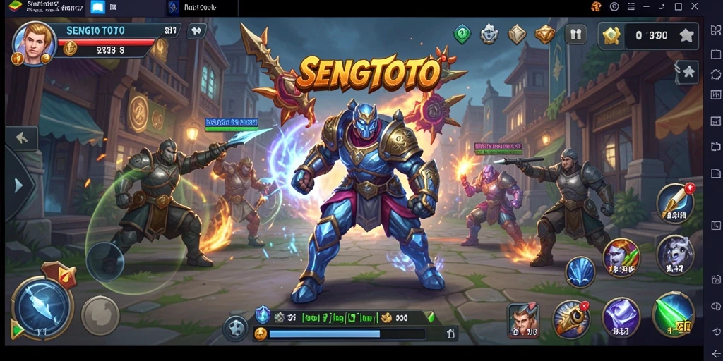 Tampilan gameplay SENGTOTO yang menegangkan dan strategis.